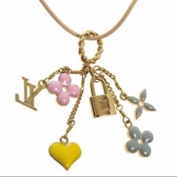 Louis Vuitton Gold and Multicolor Sweet Monogram Bag Charms/Key Holder/Pendant - Picture 3 of 8